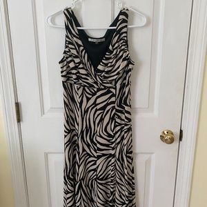Evan Picone Leaf Dress